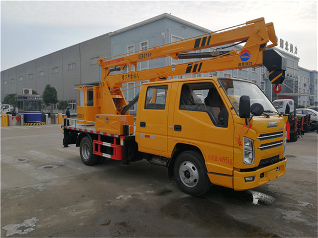 國六江鈴藍牌13米高空作業車